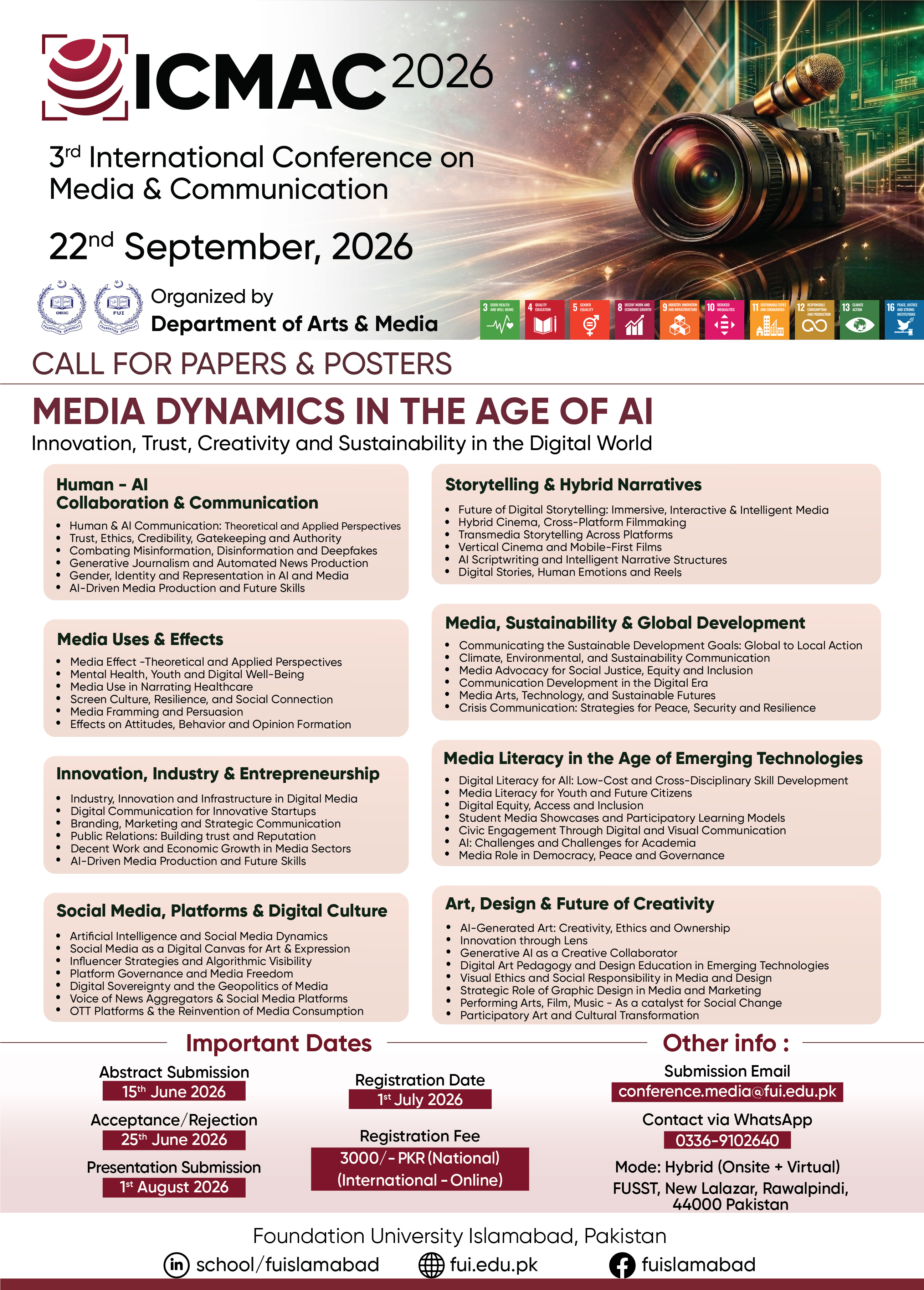ICMAC 2026 Call for Papers Poster Version 1